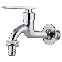 SOFTINOX Torneira para Jardim, Tanque e Área Externa Toda em Metal Cromado 1/4 de Volta com Bico Removível