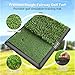 Golf Mat, Practice Outdoor Indoor for Training Chipping Show Swing Path, Hitting Turf Mat with Rubber Backing,Golf Accessories,Gifts for Men/Dad/Husband