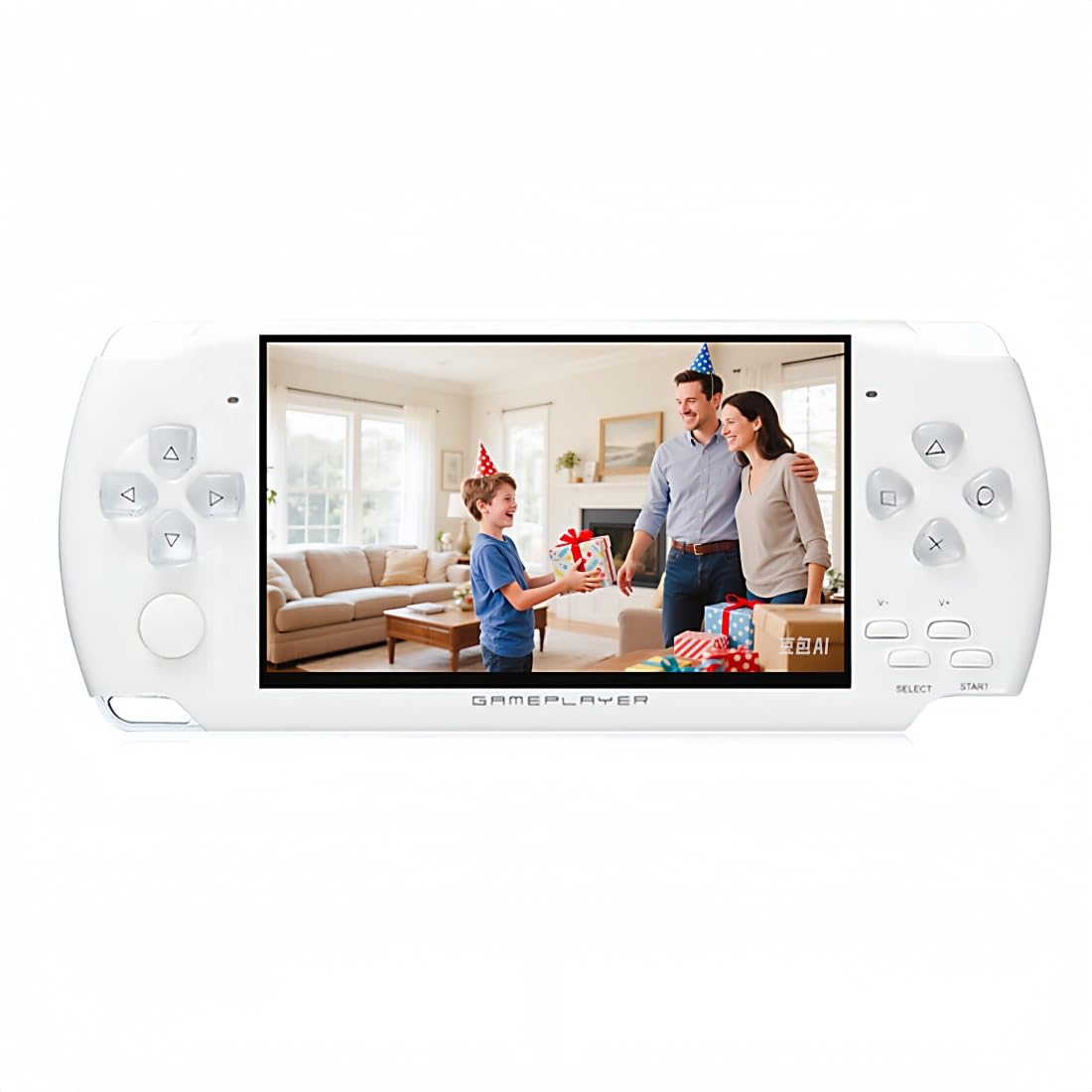 JXD 4.3 pulgadas Consola portátil X6 Compatible con Múltiples Simuladores Consola de Videojuegos retro Reproductor MP3/4/ebook Salida de TV Guarda el progreso del juego Regalos Navideños