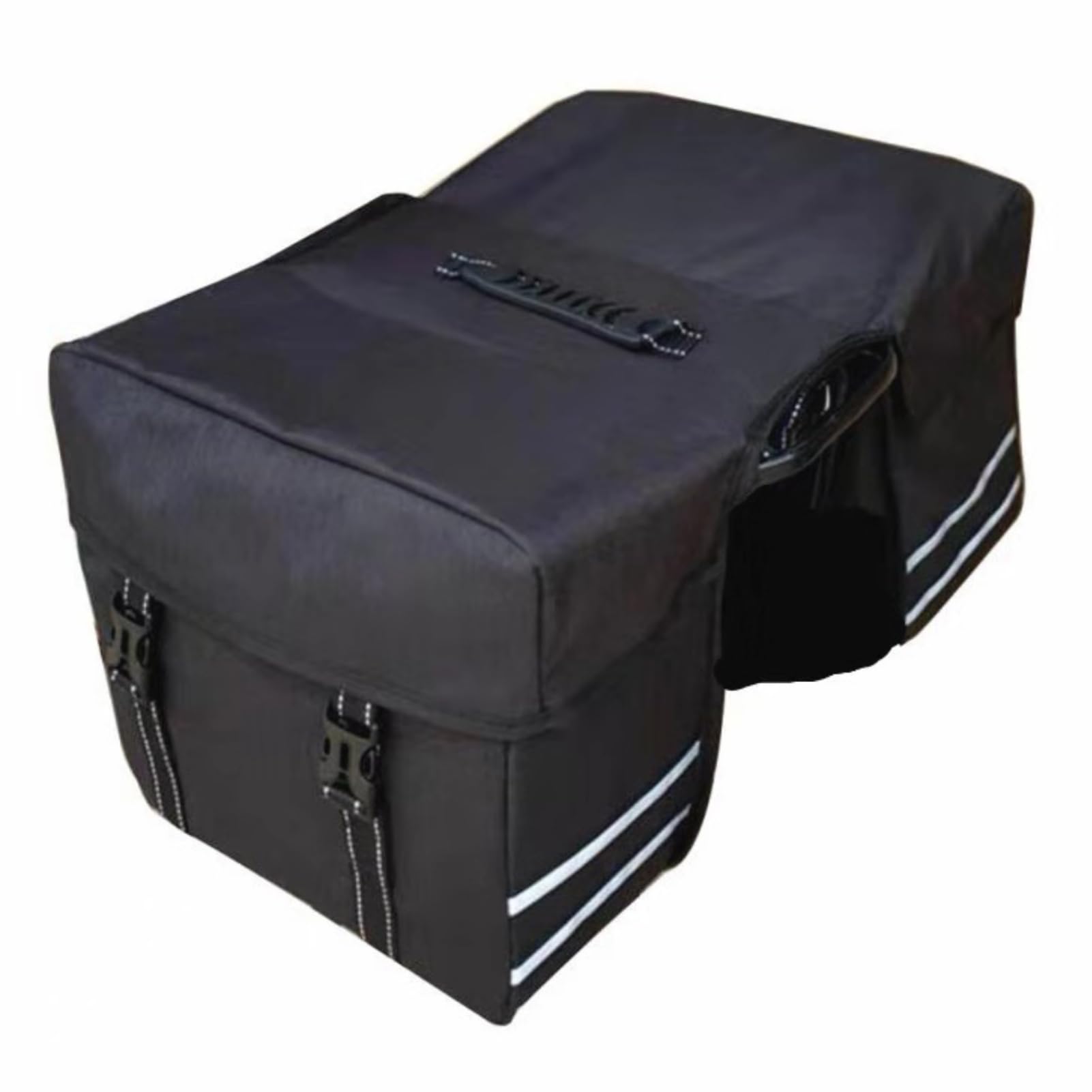 Bolsa trasera para bicicleta, 25 L, gran capacidad, reflectante, carcasa dura, ciclismo, carretera, montaña, maletero, bolsa de almacenamiento para asiento trasero, accesorios para bicicleta