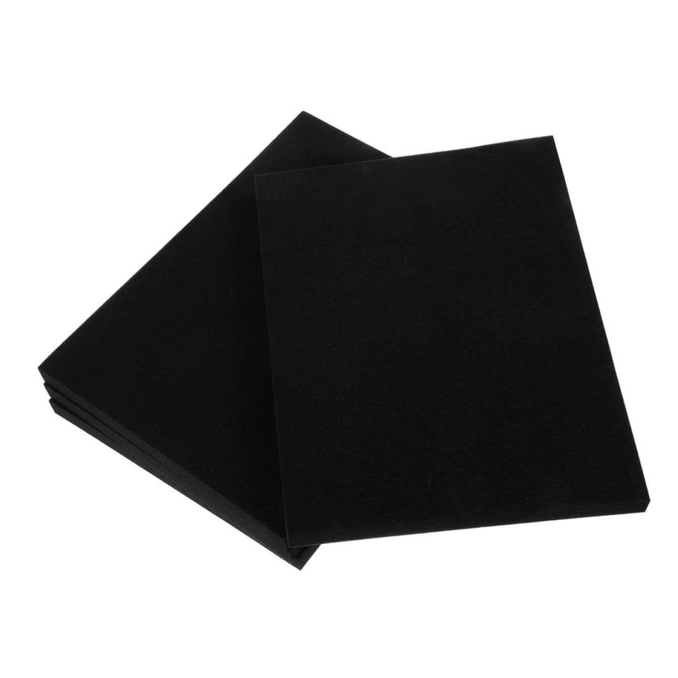 ULTECHNOVO Feuilles de Mousse de en Polyuréthane Noires 4pcs pour Emballage Polyvalent et Rembourrage Sécurisé des Colis et Cartons