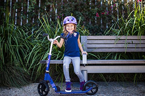 Micro Kickboard - Micro Cruiser - Two Wheeled, Fold-To-Carry Swiss-Designed Micro Scooter For Kids With Smooth Glide Large Wheels For Ages 6+ (Blue) #TOP3