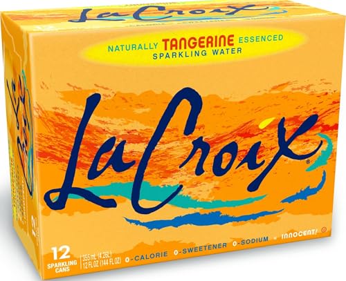 Image of La Croix Sparkling Water, Tangerine, 12 Fl Oz (pack of 12)