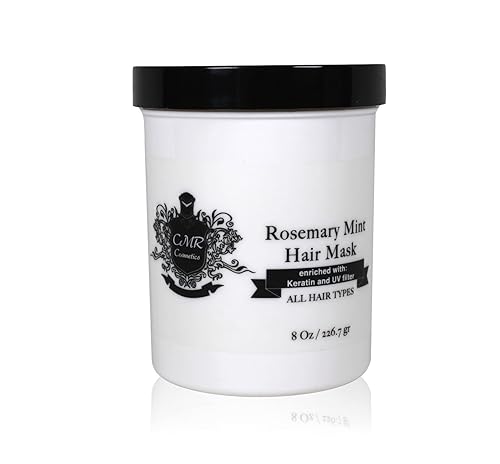 Mascarilla Capilar Romero Menta Enriquecido con: Queratina y Filtro UV - Acondicionamiento Profundo, Hidratación Intensa, Reparación Capilar,