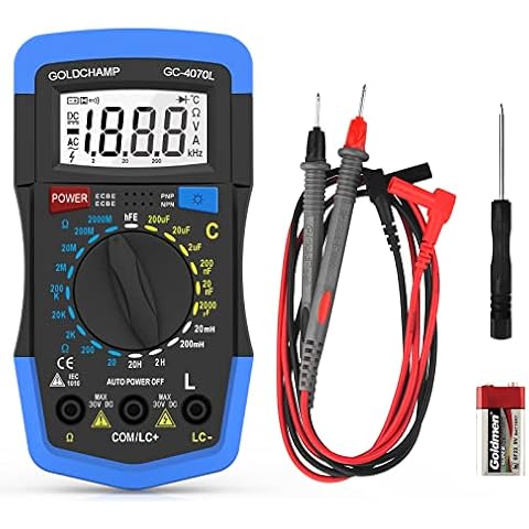 GOLDCHAMP Capacitor and Resistance Tester Cover