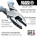 Klein Tools J2000-9NECRTP Side Cutter Linemans Pliers, Made in USA, with Tape Pulling and Wire Crimping, High Leverage, 9-Inch