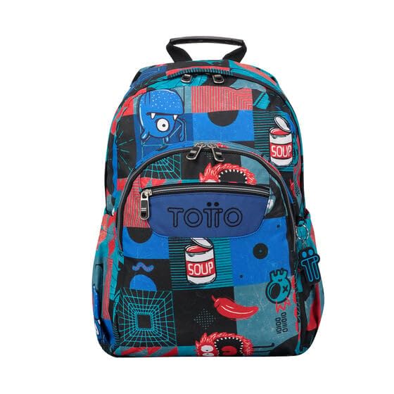 Sac à dos TOTTO Morral Aquarelles idéal pour les cours et les sorties en ville