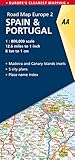  AA Road Map Europe Spain & Portugal [Lingua Inglese]
