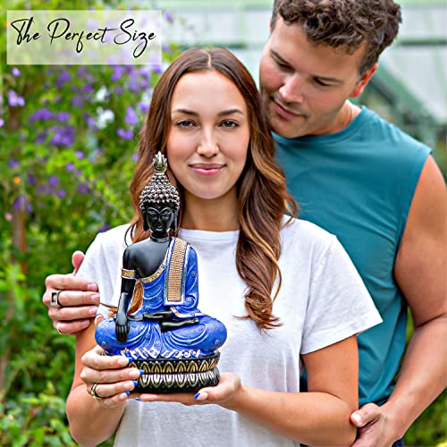 25Dol Buddha Statues For Home. 13" Buddha Statue (The Moment Of Enlightenment). Collectibles And Figurines, Meditation Decor, Spiritual Living Room Decor, Yoga Zen Decor, Hindu And East Asian Décor #TOP1
