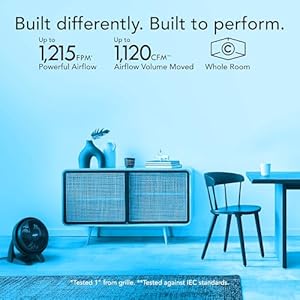 Vornado 630 Mid-Size Whole Room Air Circulator Fan for Home, 3 Speeds, Adjustable Tilt, Removable Grill, 9 Inch, Moves Air 70 Feet, Quiet Fan for Bedroom