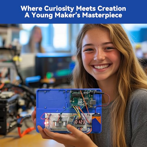 Image of SunFounder Inventor Lab Starter Kit with Original Arduino Uno R3 REV3 Multimeter 34 Projects 40+Video Courses RAB Breadboard Holder, RoHS Compliant, for Beginners & Engineers