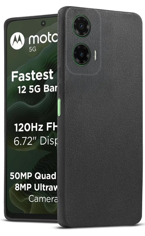 Mr. Case Sleek Textured Silicone Phone Case for Motorola Moto G35 5G | Slim & Anti-Slip Cover for Ultimate Protection and Style – Black Mr. Case Sleek Textured Silicone Phone Case for Motorola Moto G35 5G | Slim & Anti-Slip Cover for Ultimate Protection and Style – Black