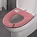 Produktbild JIAWEIDAMAI Haushalt Herbst Und Winter Toilettensitz Kissen Niedlichen Plüsch Toilettensitz Abdeckung Kreative Gürtel Tragbaren Reißverschluss Toilettensitz Washer