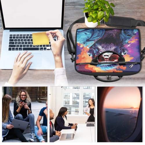 Bolso para portátil de 15 pulgadas con correa ajustable miniatura 6