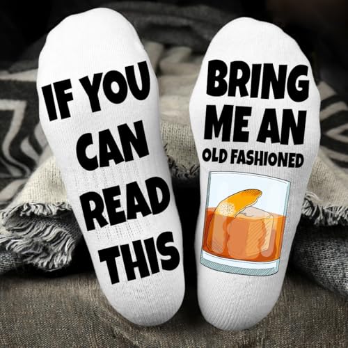 Old Fashioned Whiskey Socks – Funny Cocktail Gift for Men and Women3