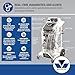 Mastercool COMMANDER1100 Semi-Automatic R134a R/R/R Machine – U.S.-Built, 10