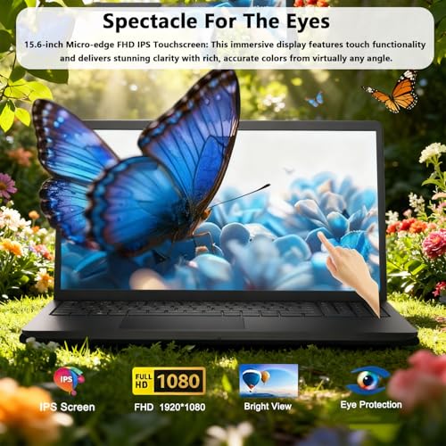 Image of Dell 15.6 inch FHD Touchscreen Laptop • Intel Core i5-1334U (10 cores) • 64GB RAM • 1TB PCIe SSD • SD Card Reader • Intel Iris Xe Graphics • 9H Battery • Wi-Fi 6 • Copilot AI • Win 11