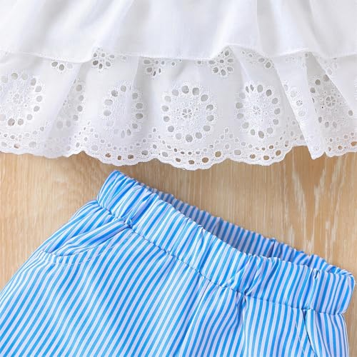 Toddler Baby Girls Clothes Outfits Fruit Print Bow Camisole Top and Shorts 2-piece Summer Clothing Set4