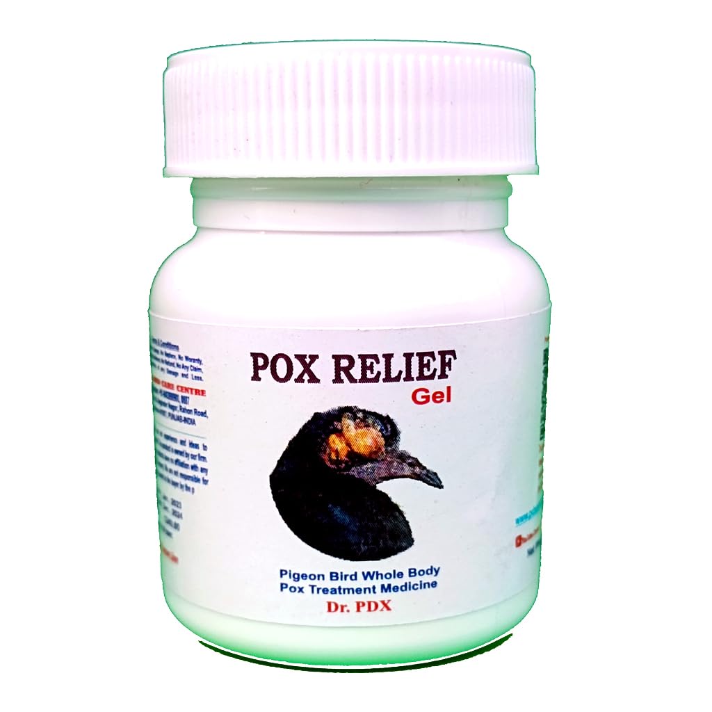 Pigeon Avian Pox Relief Gel Treatment Medicine, 20g, 40g, 80g (40GM)