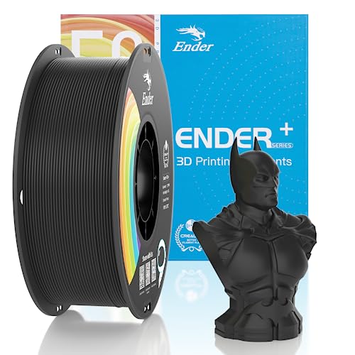 Image of Official Creality PLA Filament Pro Black, 1.75mm 3D Printer Filament, Ender PLA + (Plus) Printing Filament, 1kg Spool (2.2lbs), Dimensional Accuracy ±0.02mm. Fit Most FDM Printers