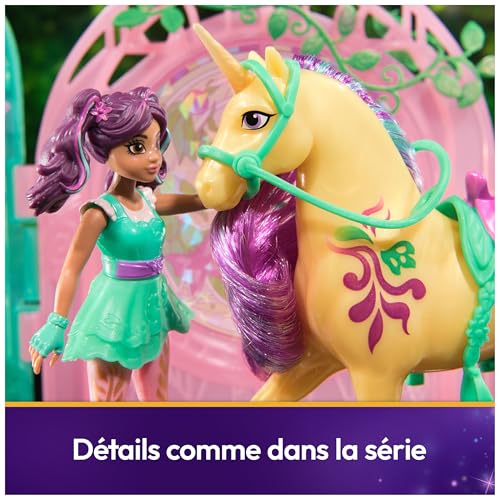 Playset Mini Poupée Ava Et Leaf Unicorne Academy Spinmaster La Boite - vue 8