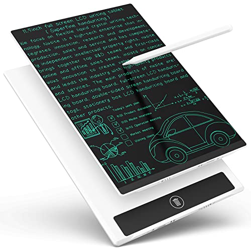 F FUNX LCD Writing Tablet 11.5 Inch, Drawing Tablet Doodle Board Drawing Pad for Adults & Kids, Electronic Writing Board (White) F FUNX LCD Writing Tablet 11.5 Inch, Drawing Tablet Doodle Board Drawing Pad for Adults & Kids, Electronic Writing Board (White)