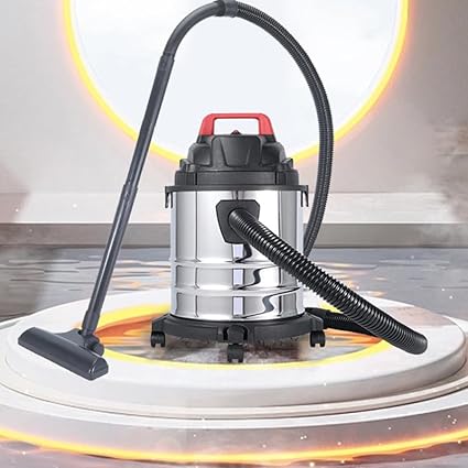 Sasimo Wet & Dry Vacuum Cleaner, 800 Watts, 17 kPa Suction Power, 15 litres Tank Capacity, for Home Use, 220V Vacuum Cleaner for Home Use (Silver)
