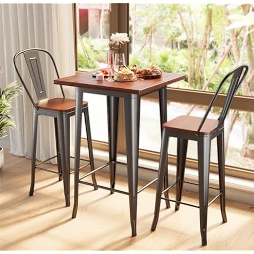 Qsun Bistro Table and Chairs Set of 2