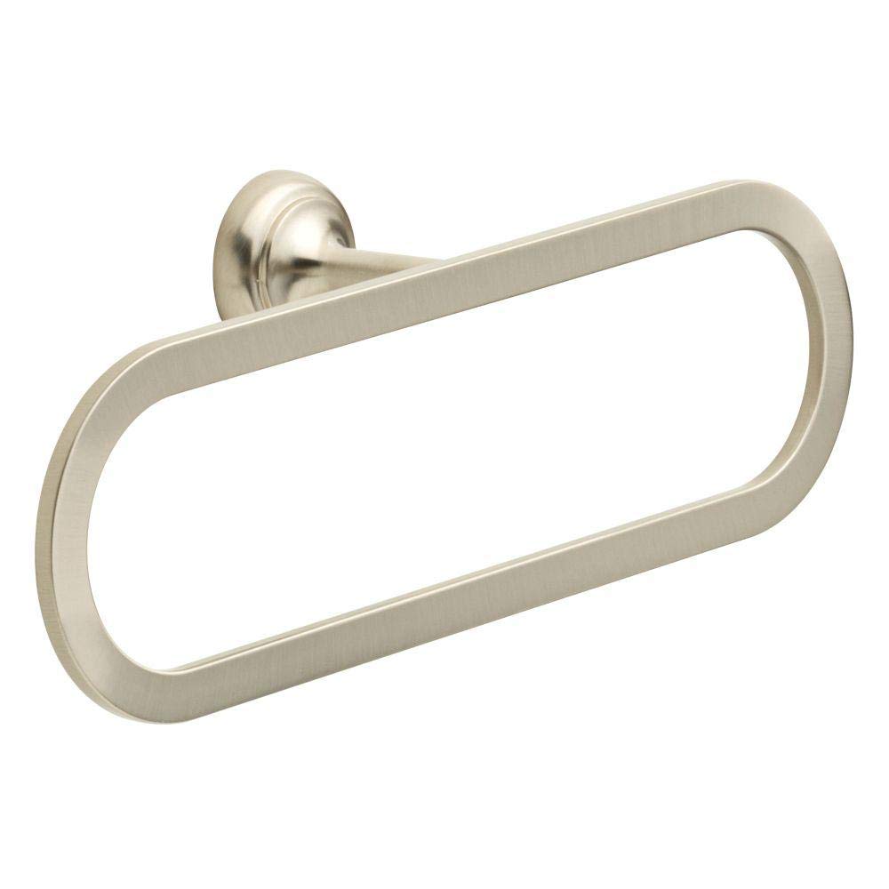 Porte-serviette Delta nickel brossé 30 cm : design élégant et finition haut de gamme pour salle de bain