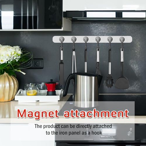 Findmag MAGNET Ic Hooks 30 Lbs Magnetic Hooks Cruise Black Heavy Duty Strong Neodymium Swivel Magnet Hook thumb #3