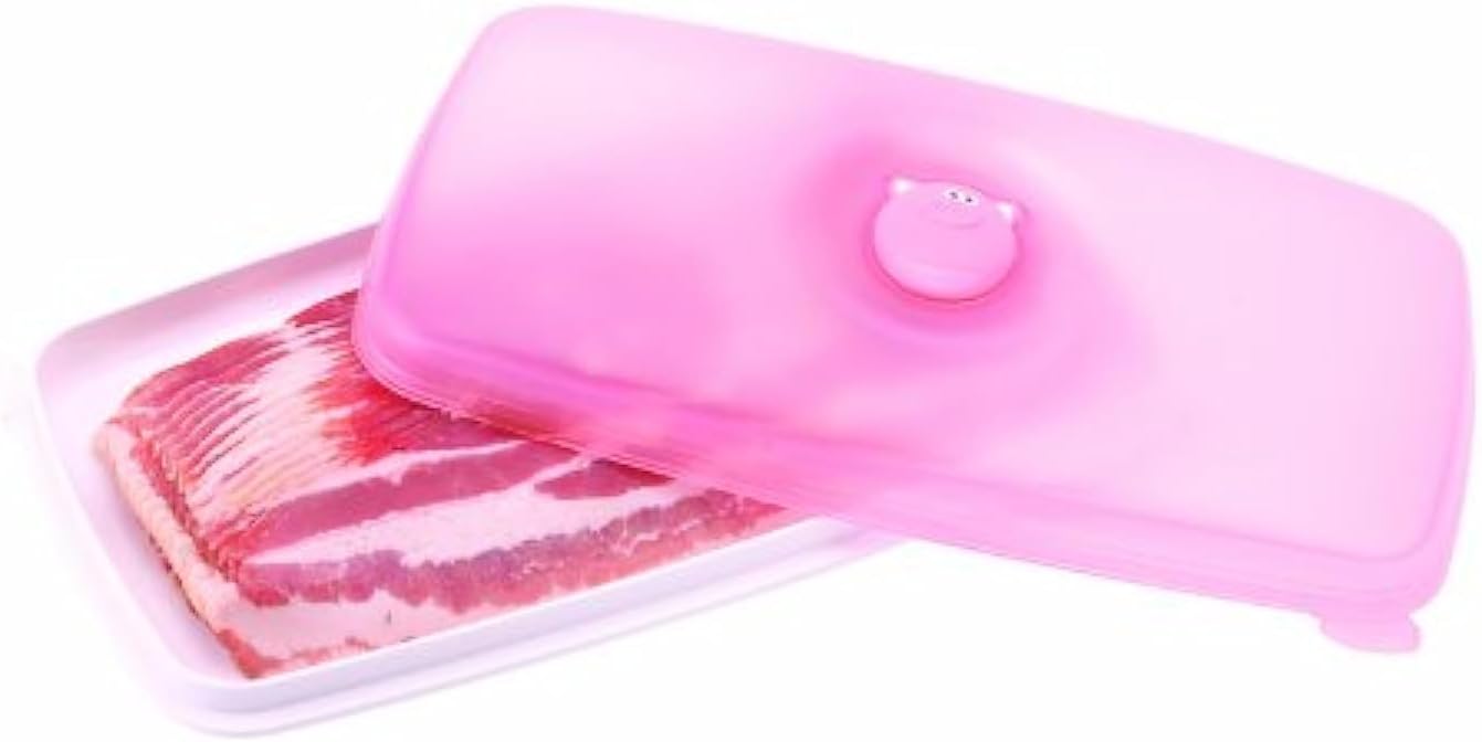MSC International Joie Oink Piggy Airtight Bacon Keeper Storage Container Pod, A