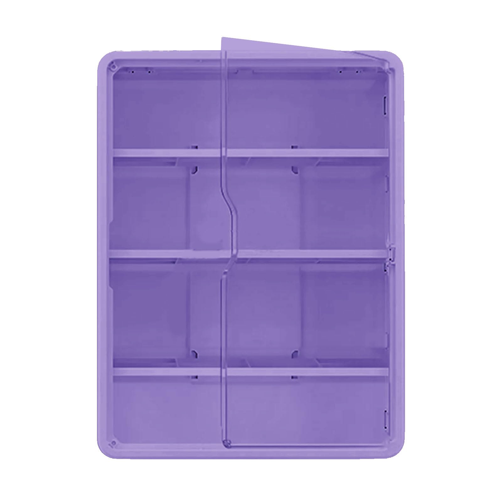 Obotsnoi PP PET Wall Mount Storage Box Multi Tiers Organiser for Cosmetics Books Toy Home Decoration Hanging Rack Cosmetic Wall Storage Organiser