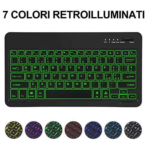 IVEOPPE Custodia con Tastiera per Samsung Galaxy