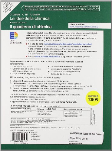 Idee della chimica. Quaderno di chimica. per le