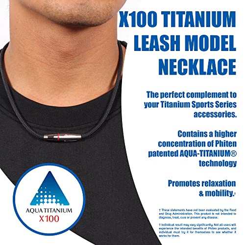 phiten X100 ネックレス 50cm PHITEN X100 Titanium Leash Model Necklace : Amazon.sg: Fashion