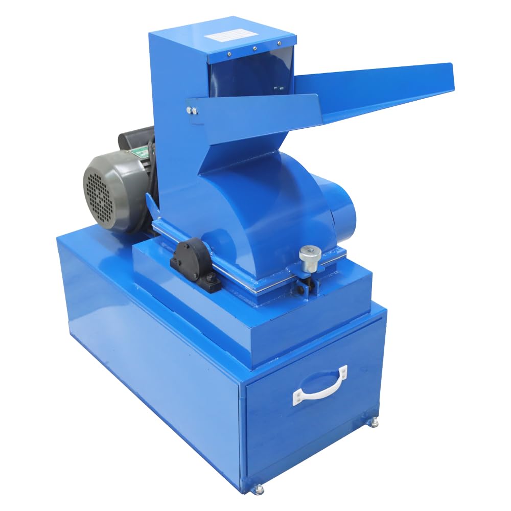 220V Medium Hammer Glass Crusher Electric Shatter Broken Glass Testing Equipment 3KW Pulverizer 3mm 6mm 10mm Screen