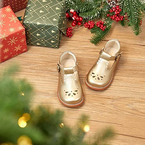 Image of PHIRAMIN Toddler Girl Mary Jane Dress Shoes-Little Girl School Uniform Shoes for Wedding Party