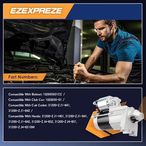 Image of Ezexpreze New Starter Compatible with Honda GX610, GX620, GX670, GXV620, GXV610, GXV670 Engines 18Hp 20Hp 24Hp