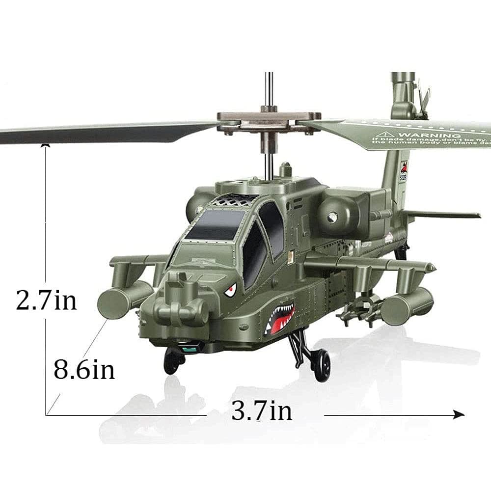 Aereo RC Elicottero RC Militare Imitato, Caccia RC, Drone Giocattolo Aereo RC a 3,5 Canali, Stabilizzatore Giroscopico, Regalo di Natale ad Alta E Bassa velocità per Bambini