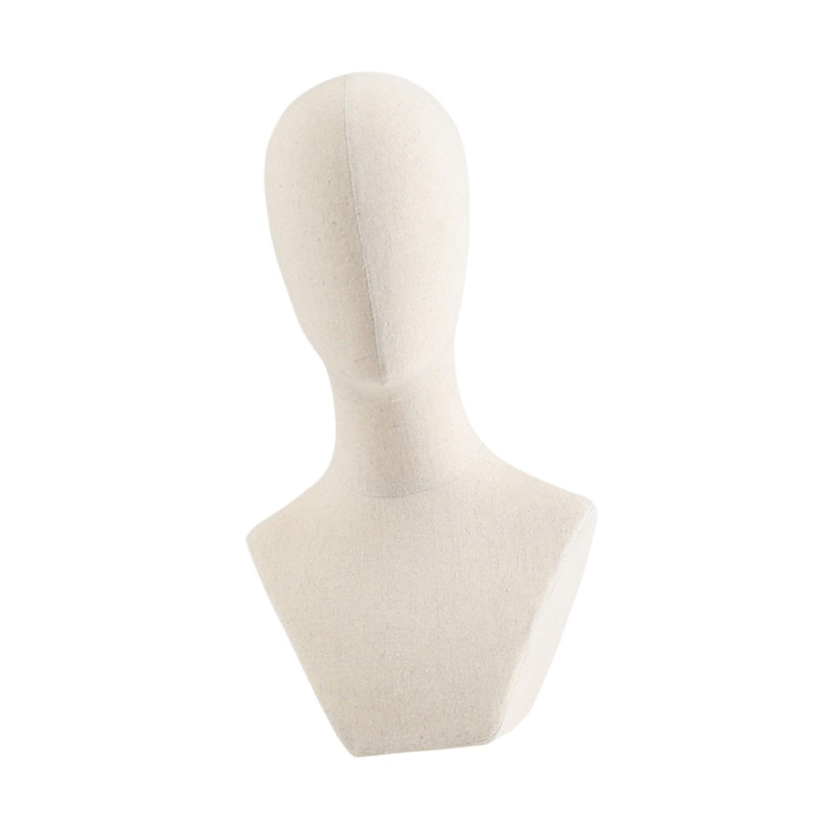 IOIUSKKU Espositore per cappelli con testa di manichino Viaggia facilmente Visualizza cappelli, parrucche e accessori in movimento Il modello di testa di