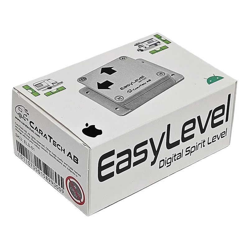 CaraTech EasyLevel Nivel digital con aplicación para autocaravana remolque