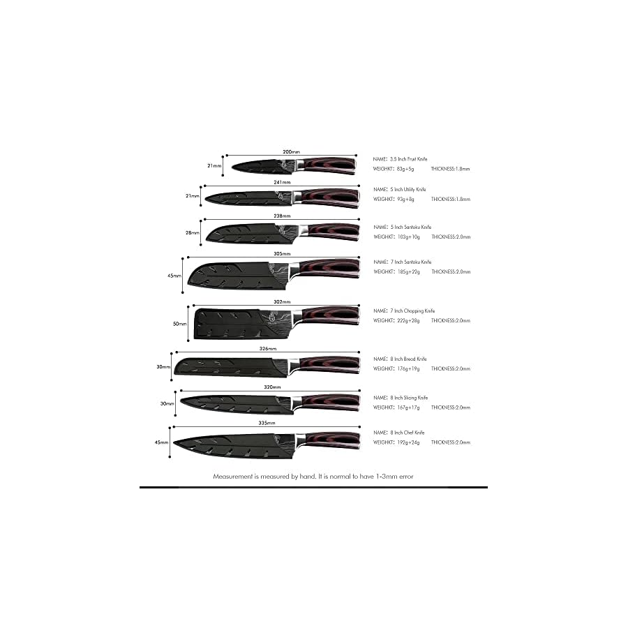 Knife-SetFULLHI-14pcs-Japanese-Knife-Set-Premium-German-Stainless-Steel-Kitchen-Knife-Set FULLHI Knife Set, 14pcs Japanese Knife Set, Premium German Stainless Steel Kitchen Knife Set