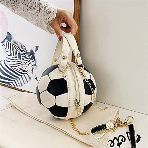 QZUnique Basketball Shaped Cross Body Bag Round Handbag PU Leather Messenger Shoulder Bag Personality Purses for Women2