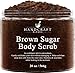 Handcraft Brown Sugar Body Scrub - All Natural - Made with Real Brown Sugar Crystals - for Cellulite, Stretch Marks, and Varicose Vein - 20 oz