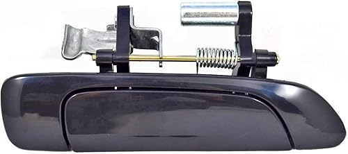 PT Auto Warehouse HO-3232S-RR - Manija exterior exterior de la puerta, negro liso - lado del pasajero trasero