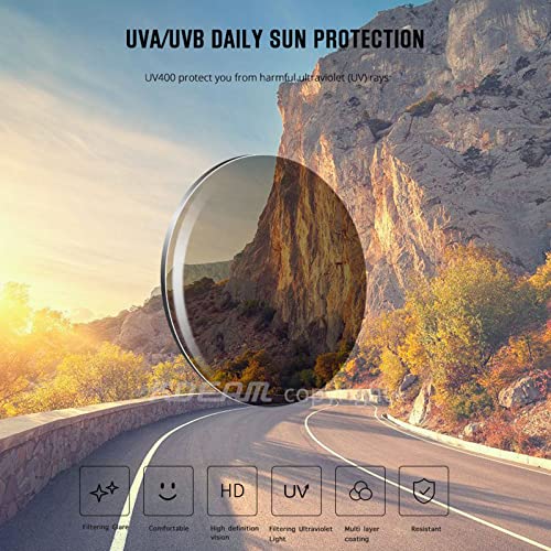 Óculos de sol esportivos para homens e mulheres, estilo pit-viper polarizado UV400, óculos de ciclis