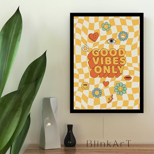 Image of BLINKART Trendy Abstract Wall Art Painting Print Design | Aesthetic Wall Decor Photo Artwork Frame Decoration Hanging For Home Bedroom Living Room Office Wall Decor | T051 | 13x10 Inches