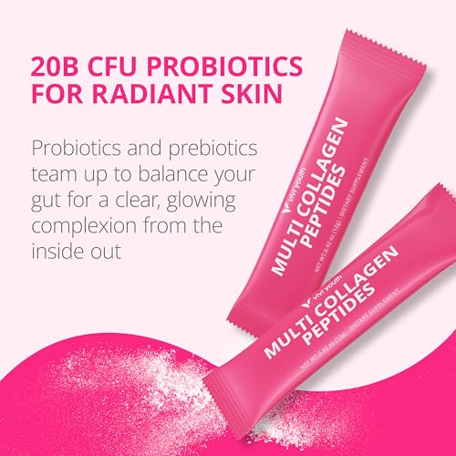 Image of Collagen Powder for Women, Collagen Peptides Powder with Probiotics, Prebiotic Collagen Protein for Skin, Hair, Bone & Joint | 16-in-1 Sugar-Free Formula, Unflavored