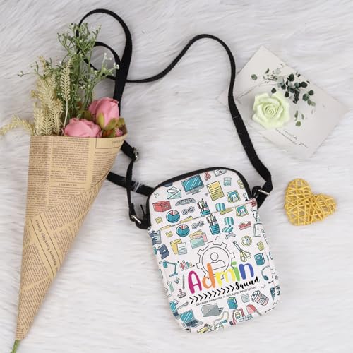 TIIMG Admin Squad Gift Administrator Gift Office Worker Gift Admin Job Appreciation Gift Secretary Crossbody Bag4