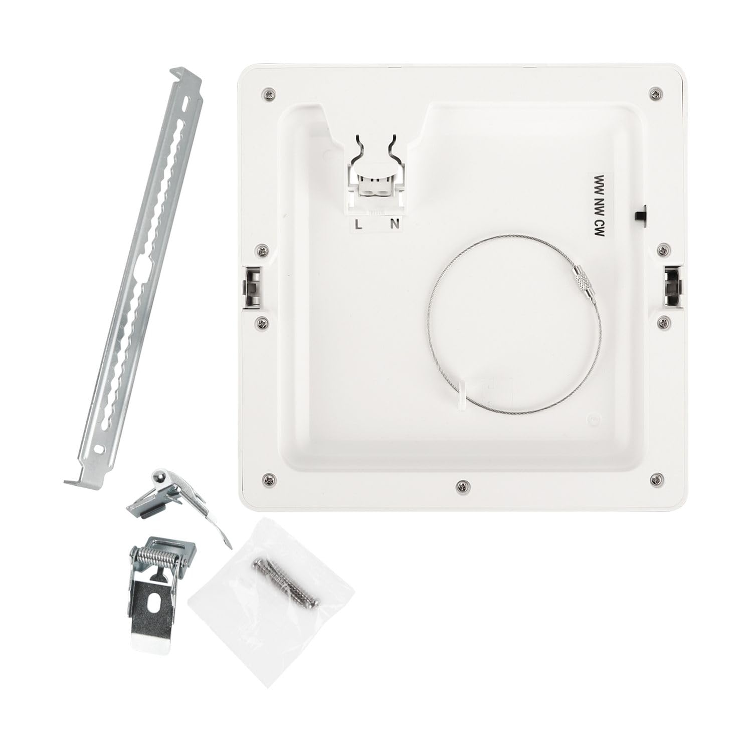 Lámpara de techo LED pequeña W: 16,4 cm blanco neutro 4500 K 1200 lm blanco bajo deslumbramiento luz de techo cocina pasillo baño luz de techo